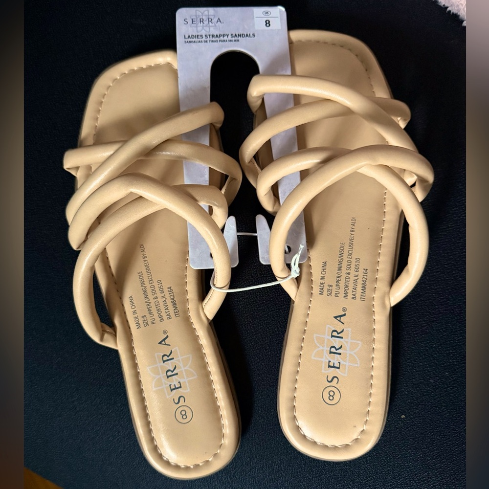 Serra Women's Tan Strappy Sandals